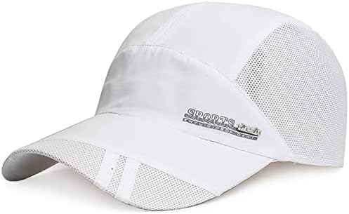 DIKGO Unisex Respirabil Uscare rapidă șepci de Baseball Sport Atletic plasă pălării de soare ușoare nestructurate reglabile comfy Fit