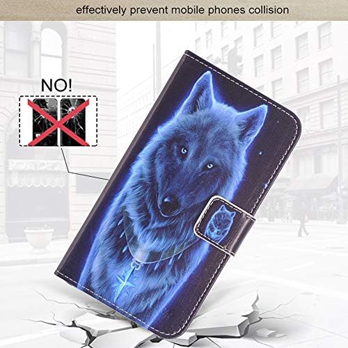 Tienjueshi Wolf moda Stand TPU Silicon carte Stand Flip PU piele Protector telefon caz pentru Nokia 5.1 Plus 5.86 inch coperta etui portofel