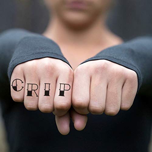 Crip Temporar Tattoo Sticker - Ohmytat