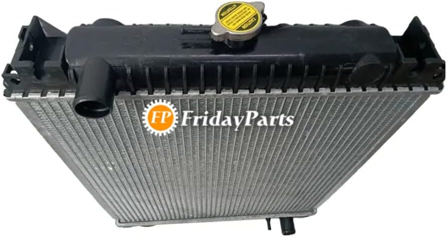 FridayParts Rezervor de apă Radiator assy RD411-42300 RD41142300 compatibil pentru Kubota Kx121-3 Kx161-3 U45-3 Excavator