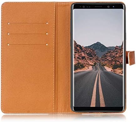 Husă YHB pentru Galaxy S9, pungă de portofel din piele subțire Folio PU suport pentru Card de Credit Suport pentru întregul