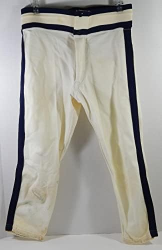 1987 Houston Astros Kevin Bass 17 Joc folosit pantaloni albi 30-24.5 DP25245 - Joc folosit MLB Pants