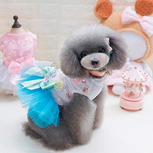 Honprad Puppy Apparel Grid Dogdog Rochii pentru câini mici fetiță pentru cățeluș de cățeluș îmbrăcăminte îmbrăcăminte feminină