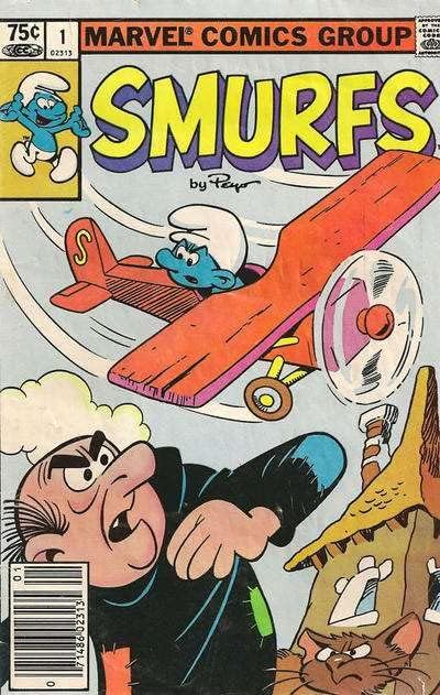 Smurfs 1 VF; Marvel carte de benzi desenate