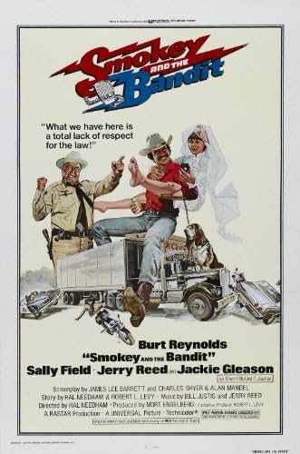 Smokey and the Bandit Movie Poster 24 X36 Certificat Print cu numerotare secvențială holografică pentru autenticitate