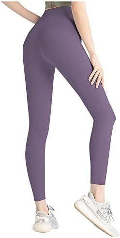 Pantaloni de yoga topunder, pantaloni casual conice femei veri yoga plus dimensiuni subțiri pantaloni fără buzunar, culoare