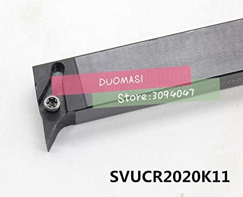 Fincos SVUCR2020K11 suport pentru scule 20 * 20 * 125mm suport pentru scule de strunjire CNC, Scule de strunjire externe de