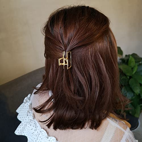 Clipuri de păr de aur Mini Clipuri de gheare non -alunecare Clip metal Clip Fashion Accesorii pentru păr perfect pentru maxilar
