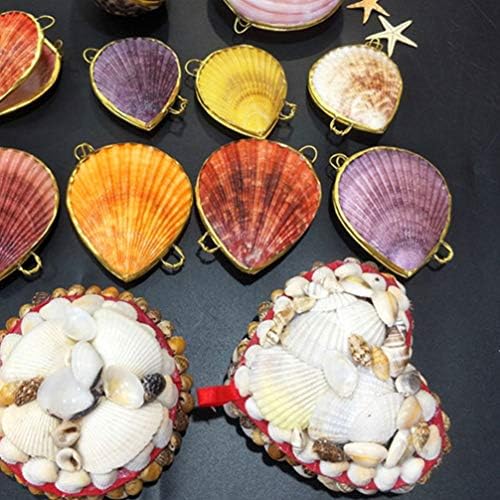 Besportble Shell bijuterii Box Seashell Figurine Trinket Box Cercel cadou caz Ambalare Cutii diverse organizator pentru femei