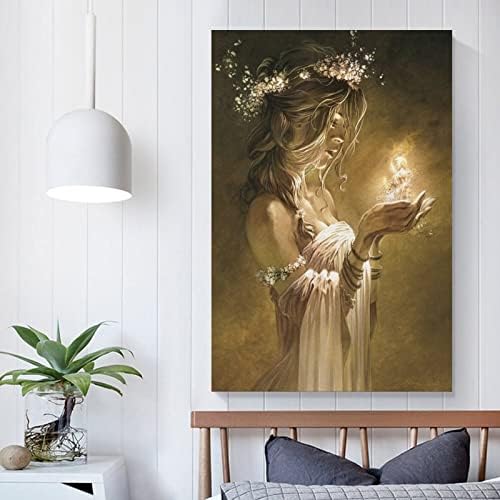 Afise suprarealiste Fairy of Light Canvas Art Art-imprimeuri pentru perete decor camera decor dormitor decor cadouri 16x24inch în stil neframe
