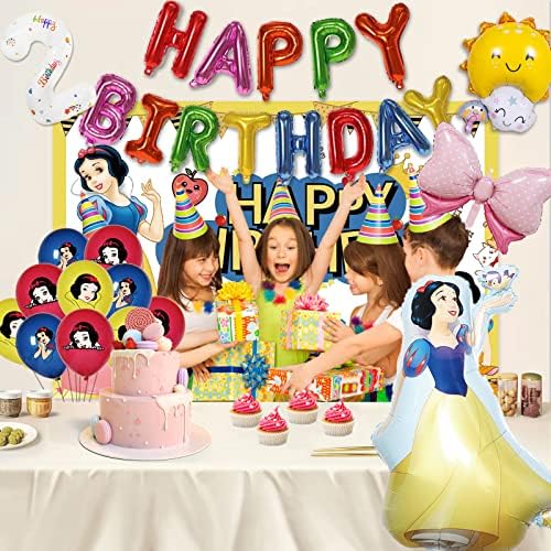 Decorațiuni de petrecere 30pcs, Ballons Ballons Supplies pentru Prințesa Girl's Princess Birthday Birthday