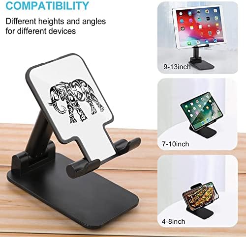 Elefant tribal imprimat pentru desktop de pe desktop mobilier pentru telefon mobil Reglabil accesorii pentru birou pentru birou