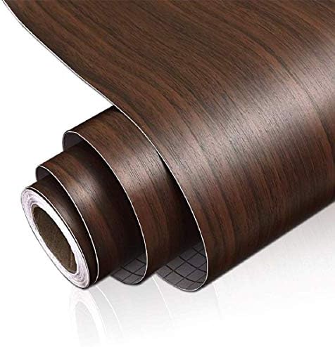Wallton - Wood Auto -adeziv Vinil PVC Film Wall Paper Bucătărie dulap/căptușeală de raft/foaie pentru masă/mobilier/Almirah