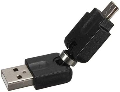 Wpeng 2 Pachet 360 grade pivotant Unghi reglabil USB 2.0 A tată la Micro USB tată adaptor cablu Convertor
