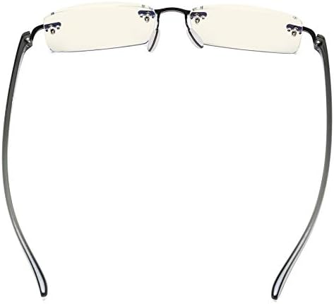 Cessblu calculator lectură ochelari pentru bărbați Femei albastru lumina filtru anti orbire UV Ray protecție Rimless cititor
