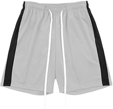 MA Croix Essentials Mens Premium Prisoane pantaloni scurți cu dungi cu antrenament căptușit cu tragere de transpirație de vară