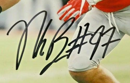 Nick Bosa a semnat 8x10 Ohio State Football Photo - Fotografii autografate la colegiu