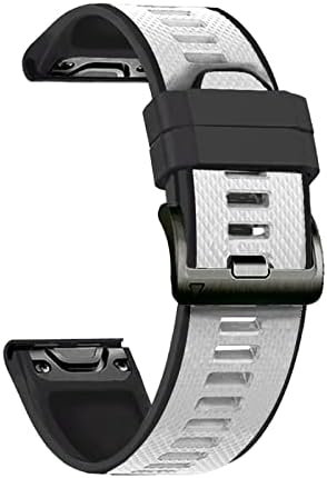 Mopz 26 22mm Silicon Quick Release Watchband curea pentru Garmin Fenix 6x 6 6s Pro 5x 5 Plus 3hr Enduro Smartwatch EasyFit