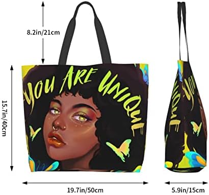 Black Woman Sorority Tote Bag estetică Vintage Designer Genti pentru femei pentru cumpărături pentru femei cu cumpărături alimentare