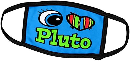 3Drose Heart Bright Eye I Love Pluto - Huse pentru față