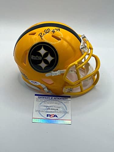TERRELL EDMUNDS Pittsburgh Steelers a semnat mini cască personalizată 1/1 cu mini căști NFL cu autograf PSA COA