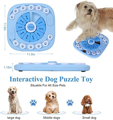 Oh PAOPAO câine Puzzle jucării catelus trata alimente puzzle lent Feeder jucării pentru IQ de formare, Îmbogățire mentală