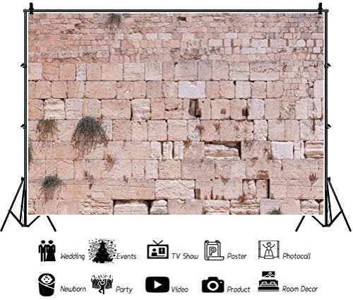 CSFOTO 12x8ft perete de Vest fundal Ierusalim fotografie fundal Ierusalim antic fundal Caramida fundaluri pentru fotografie
