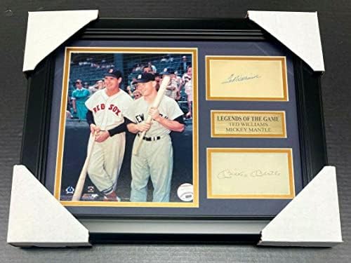 Mickey Mantle Ted Williams Autografat Reproit Reproat Reproat 8x10 Foto - Fotografii MLB autografate