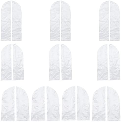 10buc îmbrăcăminte rufe transparente haine agățat rochie haina pantofi costum articole de toaletă dulap de unică folosință