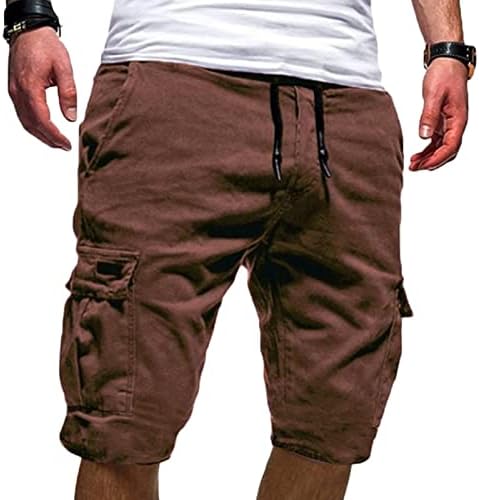 Bărbați multi buzunare Cinci puncte pantaloni scurti clasici potriviți drumeții medii pantaloni scurți sportul de fitness sportul