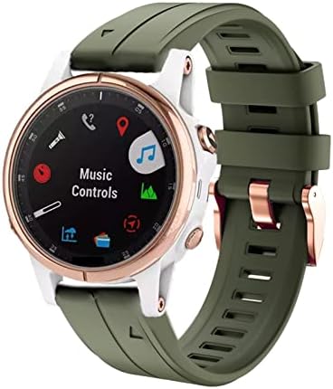 HKTS Smart Smart Watch Band Strap pentru Garmin Fenix ​​7S/5S/5S Plus/6S/6S Pro Rapid Easyfit D2 Delta S Silicon Brățară de
