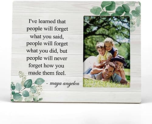 FondCanyon Am învățat că oamenii vor uita ce ai spus cadrul fotografiei, inspirațional Maya Angelou citează cadre de imagine,