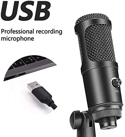 Kxdfdc condensator microfon calculator USB port Studio microfon pentru Pc placa de sunet microfoane profesionale DJ Live înregistrare