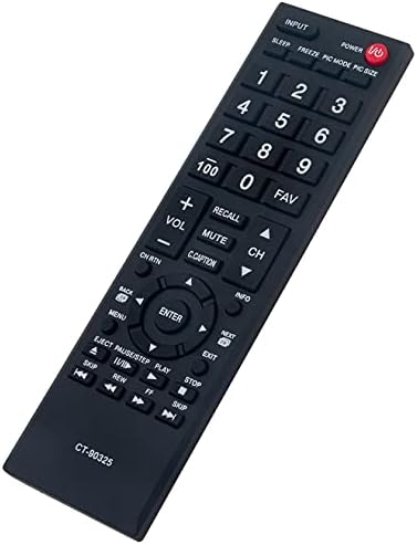 CT-90325 CT90325 înlocuiți telecomanda potrivită pentru televizorul Toshiba 19AV600 19AV600U 19AV600UZ 37E20U 39L1350U 39L22U