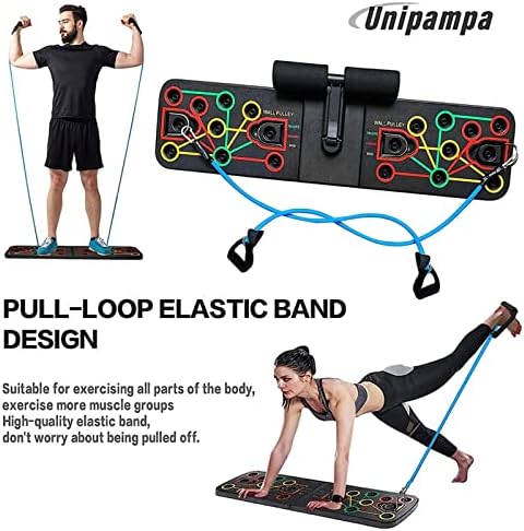 GHQYP PUSHUP Board cu bar Sit Up, există 5 echipamente de fitness diferite adecvate pentru toată lumea echipamente pentru situații,