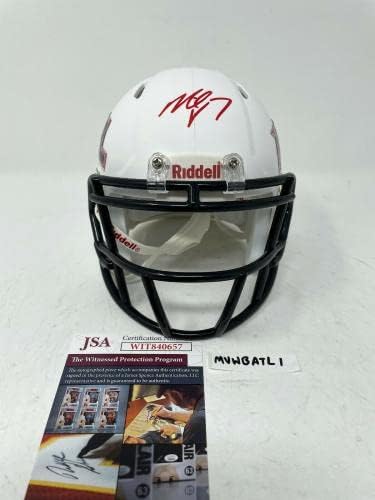 MICHAEL MIKE Vick Atlanta Falcons a semnat mini cască personalizată cu Mini căști NFL cu autografe JSA COA F