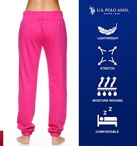 U. S. Polo Assn. Essentials Femei Sweatpants-Femei Franceză Terry Jogger Transpirații