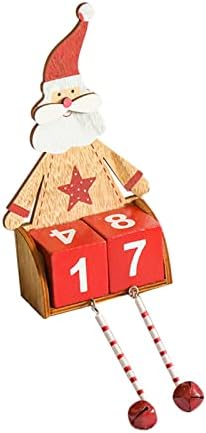 Crăciun Numărătoarea Inversă Santa Advent Calendar Decoratiuni De Craciun Din Lemn Fermă Rustic Semn Xmas Party Vacanță D Proccor