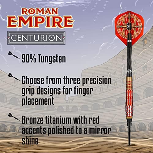 Lovitură! Roman Empire Centurion Moale Sfat Set DART 90% Tungsten Aruncând săgeți Sfat Sfat Profesionist - Fabricat în Noua