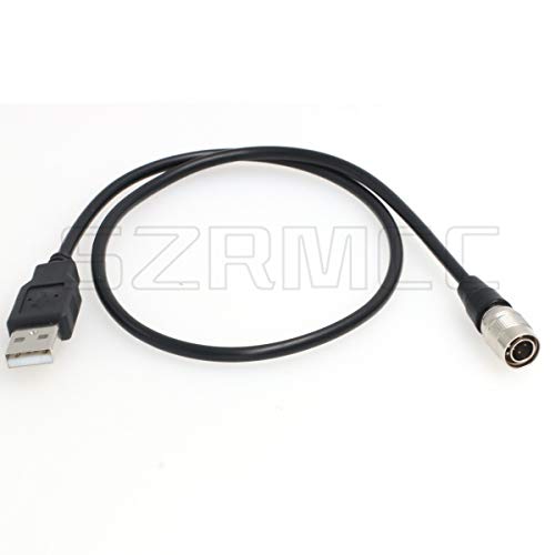 SZRMCC USB TO HIROSE 4 pini Cablu de alimentare masculină pentru zoom F4 F8 Dispozitive de sunet 633 644 688 Înregistratoare