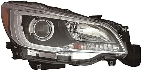 ACK Automotive pentru lumină pentru Subaru Legacy / Outback 15-17 far negru partea pasagerului din SUA