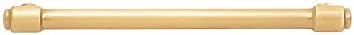 Hickory Hardware H077854BGB-10B Piper Collection Pull 6-5/16 inch Center to Center Sold Golden Brass Finish