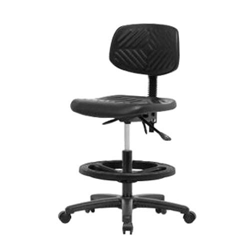 Thomas ECOM Pmbch-RG-T0-A1-NF-RC scaun de înălțime medie din poliuretan cu bază din nailon negru și fără înclinare, braț reglabil,