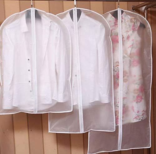 Huse de haine Wuyue Hua, Genți de protecție pentru Huse de costum Set de 6 huse impermeabile îmbrăcăminte depozitare rezistentă