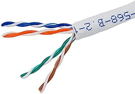 Cablu monoprice Cat5e Ethernet Bulk - 1000 de picioare - Verde | Cord de internet de rețea - solid, 350MHz, CMR, Riser Evaluat,