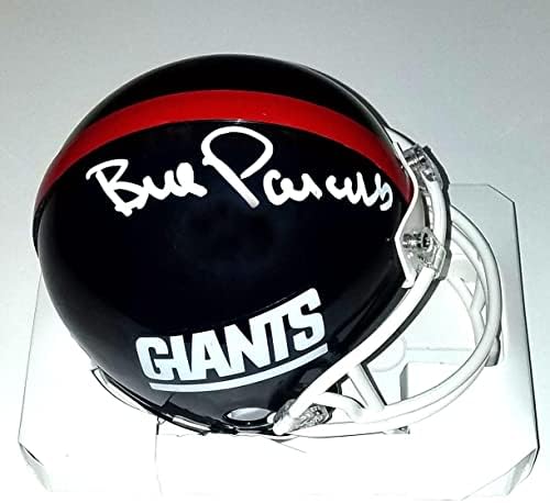 Bill Parcells autograf New York Giants Riddell Mini casca Beckett asistat-autograf NFL mini căști