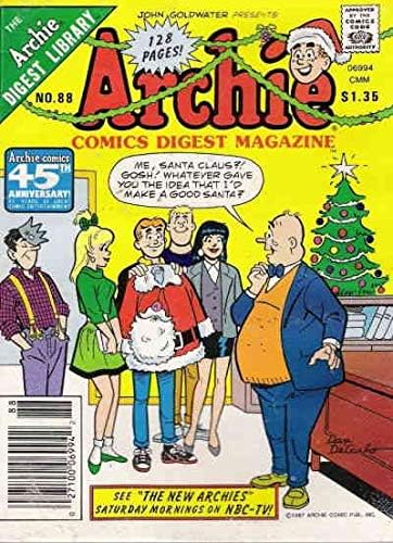 Revista Archie Digest 88 VF; carte de benzi desenate Archie / Benzi desenate Moș Crăciun