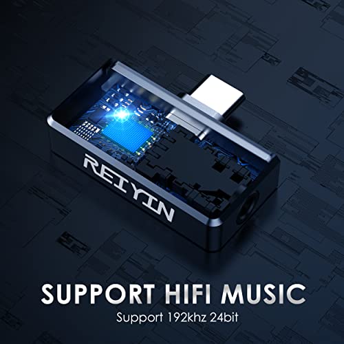 Reiyin MCA1 Type-C DAC Audio Converter 192kHz 24bit Toslink optic 3.5 mm AUX ieșire placă de sunet externă