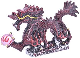LHR Trading Inc Chineză Feng Shui Dragon Statuie pentru noroc și succes de 3,5 inci lungime