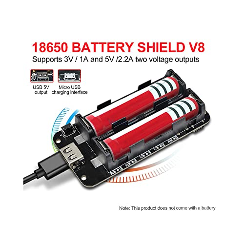 1pcs dublu 18650 litiu Baterie Shield V8 Modul de încărcare a bateriei Băncii Power Bank
